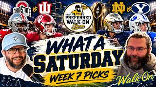Ohio State–Indiana, Notre Dame–BYU & a MASSIVE College Football Weekend | Week 7 Picks