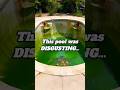 Abandoned Pool Deep Cleaning ASMR - Purely Restored #shorts