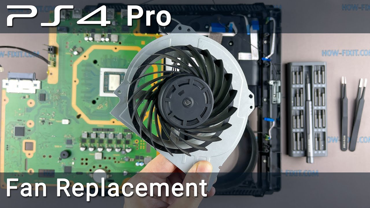 Integral Sømil Kræft PS4 Pro Fan Replacement - YouTube