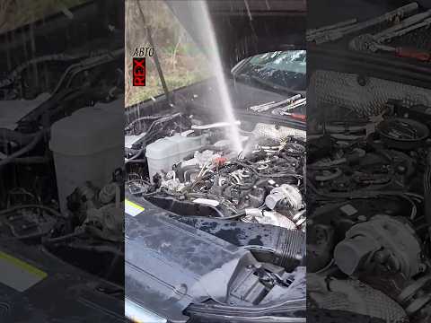 Как угробить двигатель за секунду: Гидроудар! #automobile