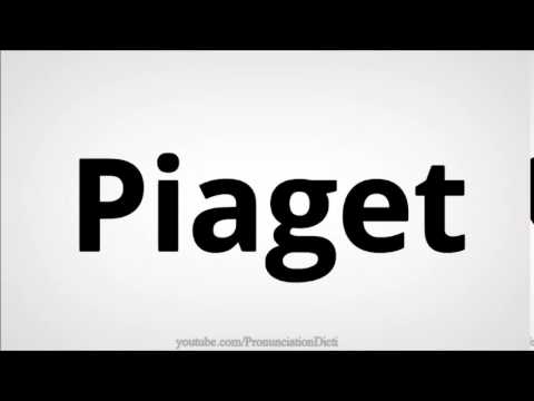 How to pronounce Piaget