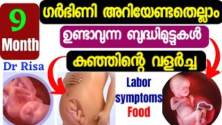 9 month Pregnancy Malayalam|Third Trimester| 9th Month #lastmonthofpregnancy