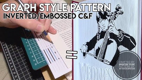 Graph Style Pattern // Inverted and Embossed C&F