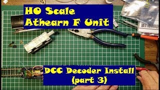 Athearn DCC install F unit part 3