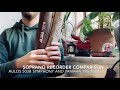 PLASTIC SOPRANO RECORDER COMPARISON. Aulos 503B Symphony and Yamaha YRS-302BIII
