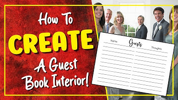 How To Create A Low Content Guest Book Interior FAST for KDP Using Canva