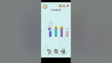 Drink Sort Master advanced mode level 22 23 24 walkthrough solution