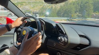 Ferrari 488 Goes Wild On Mountain Roads