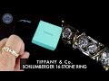 Tiffany & Co. Schlumberger: 16/18 Stone Diamond Ring Unboxing & Men's Try-on