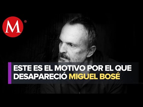Video: Miguel Bosé Publishes A Message Through Networks