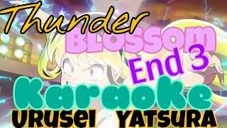 「KARAOKE」Thunder Blossom - feat.9Lana, SAKURAmoti - Urusei Yatsura (2022) ED 3 - TV Size