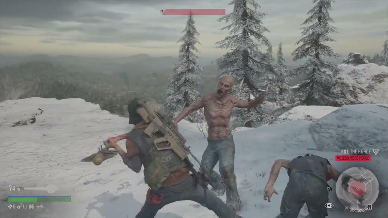 Mcleod Ridge Horde Days Gone game YouTube