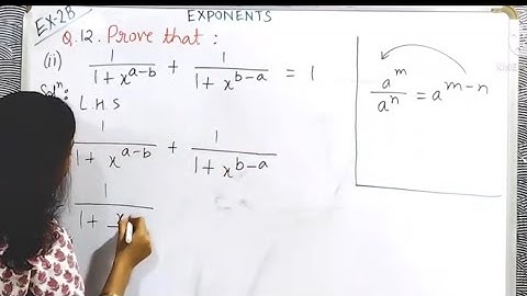 Exponents Class 8 ICSE Ex2B Q 11,12 Selina Concise Powers in Easy Way #exponents#power#radicals