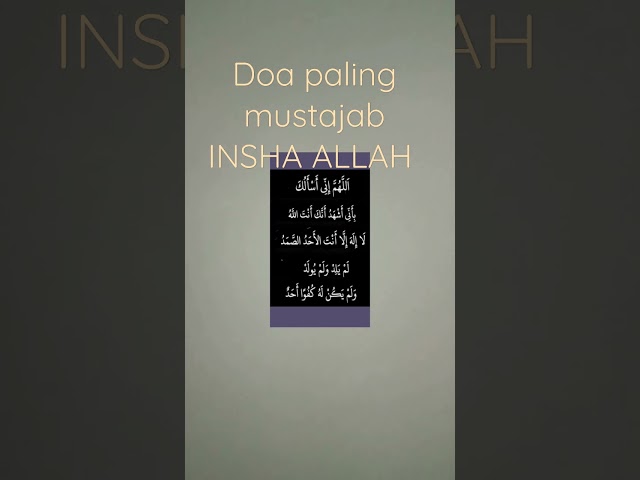 DOA MUSTAJAB class=