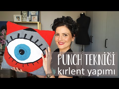 Tutorial on how to use the lavor punch needle and make a plant