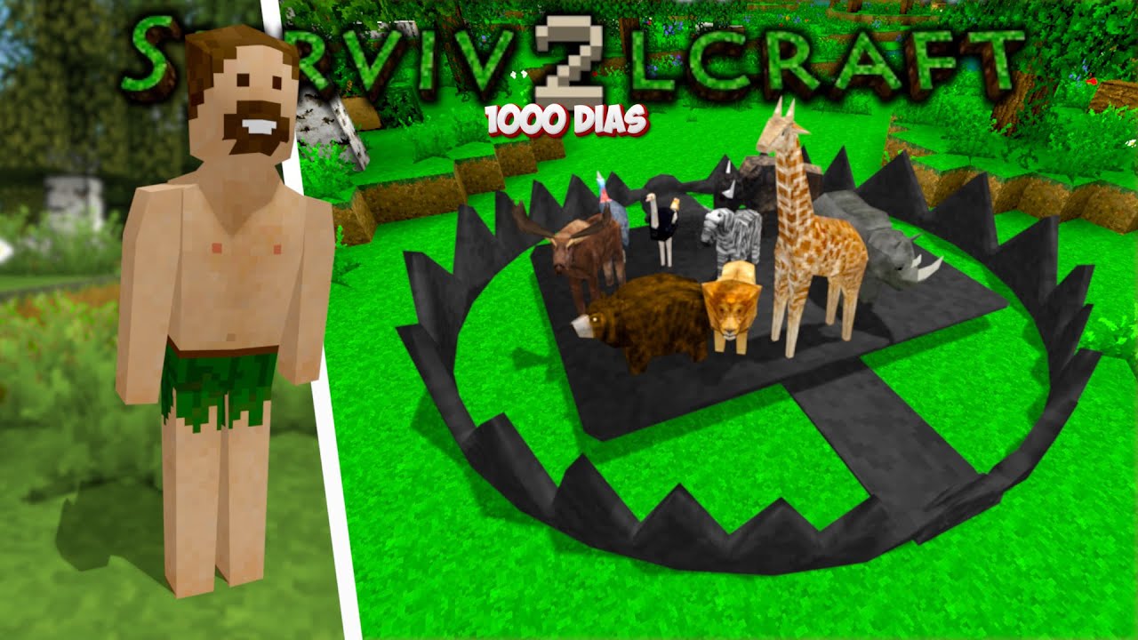 FIZ uma ARMADILHA de ANIMAIS no SURVIVALCRAFT 2 - 1000 DIAS #4