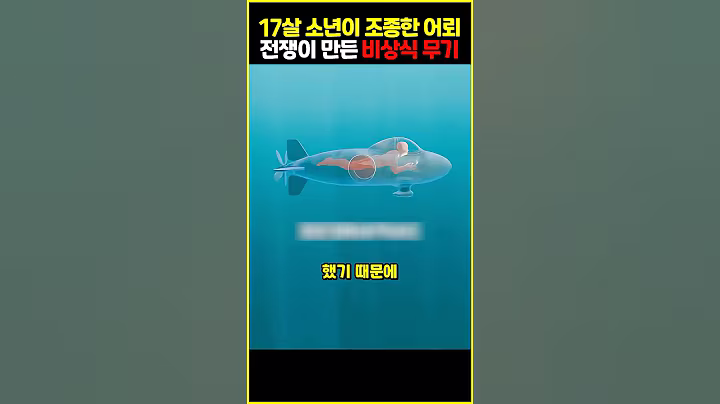 17살 소년이 직접 조종한 어뢰… 전쟁이 만든 괴물