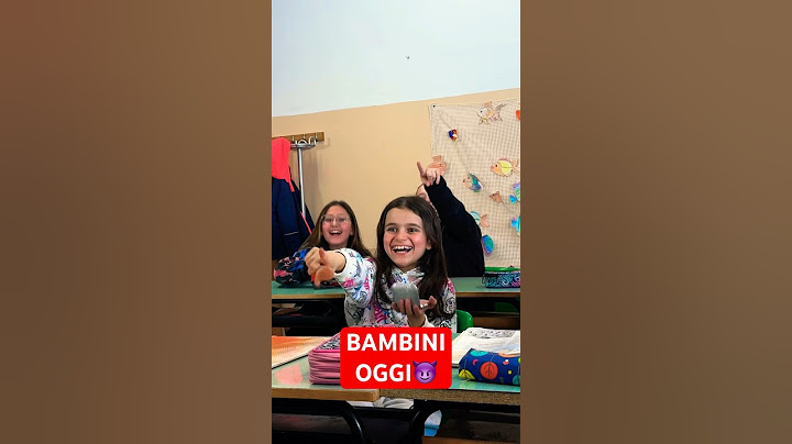 SCUOLA BAMBINI IERI VS OGGI - iPantellas