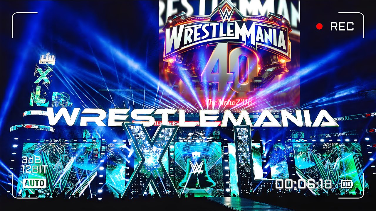 WrestleMania 40 Set Reveal! || Live Streaming || #wwe #wrestlemania40
