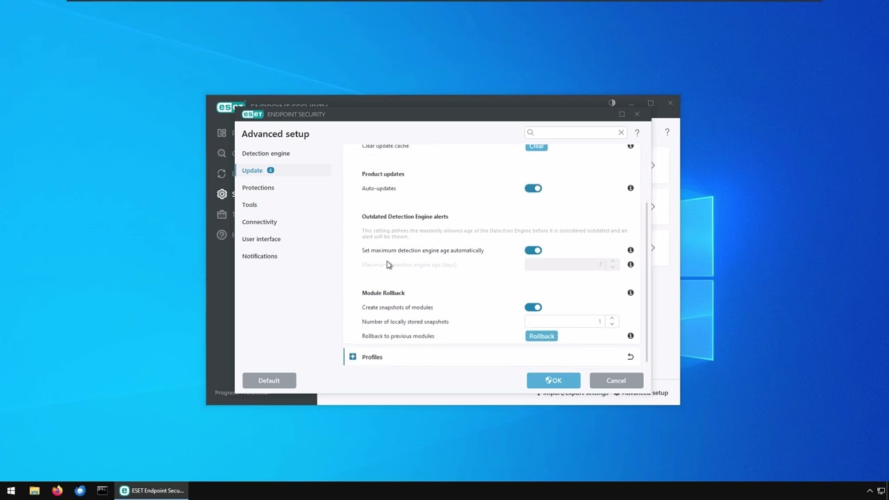 KB8694] ESETビジネス製品の自動更新設定を見直す