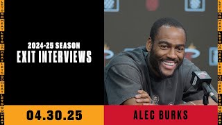 Alec Burks | 2024-25 Season Exit Interviews | April 30, 2025