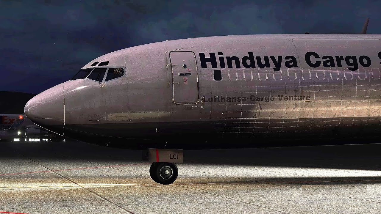 Boeing 727 vuela directo hacia la montaña - Vuelo 8533 de Lufthansa Cargo