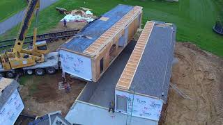 Modular Crane Set (Drone Footage)