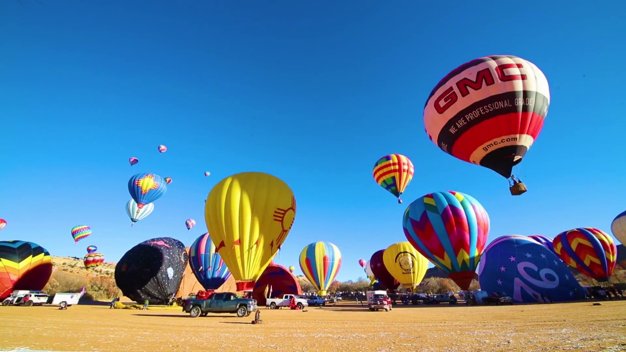 Red Rock Balloon Rally Mass Ascension Dec. 4, 2016 YouTube