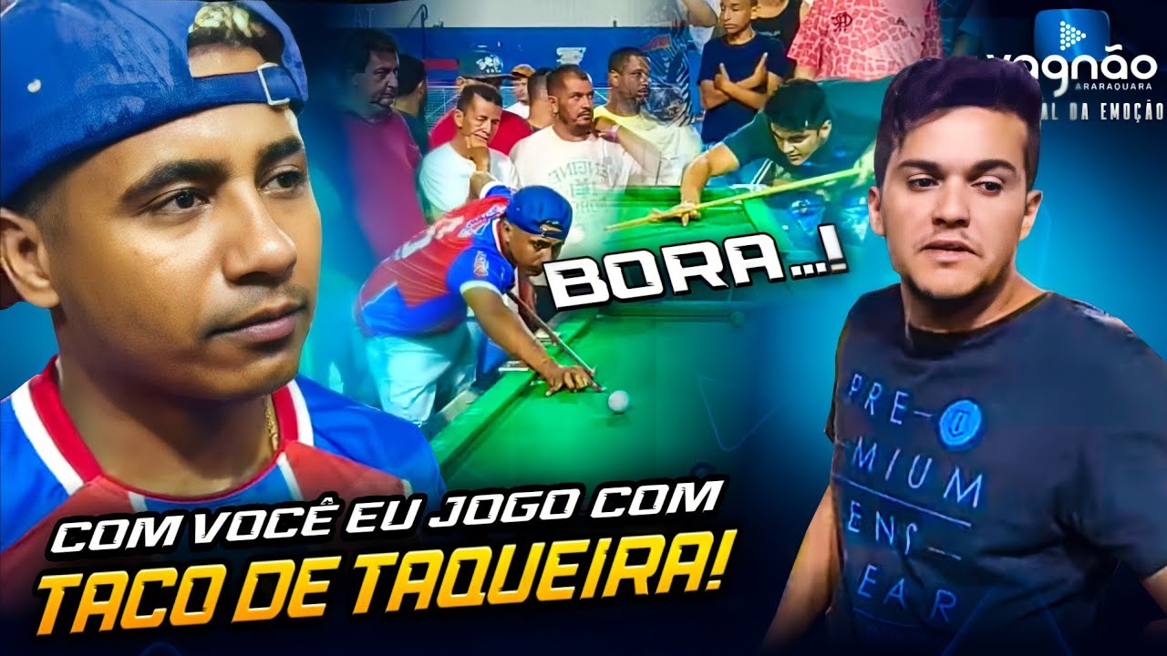 LOUCURA OU CORAGEM? CAIAN MATA SÓ UMA E MAYCON JOGA COM TACO DE TAQUEIRA