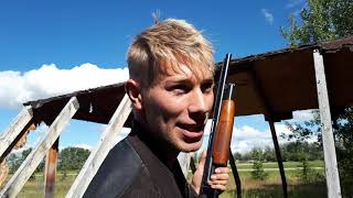 Shooting Wasp Nest With Shotgun Boersma Ranch