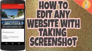HOW TO EDIT ANY WORDS IN THE WEBPAGE OR WEBSITE WITH TAKING SCREENSHOT TO FOOL YOUR FRIENDS!!!!!!! screenshot 3