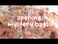 opening all the Baking Baby Party series blind bags 🍰🧁 Sylvanian Families cake mystery bags unboxing