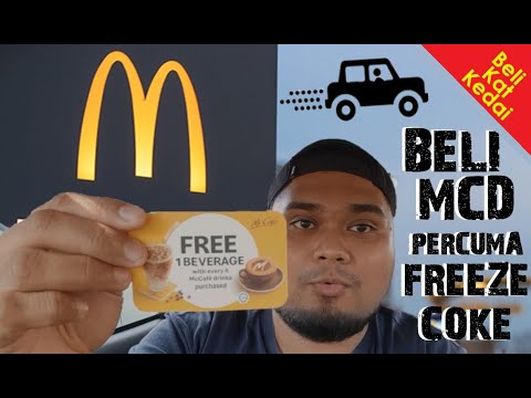 BELI MCD DRIVE THRU CARA DAPAT FRIES ATAU AIR PERCUMA! - YouTube