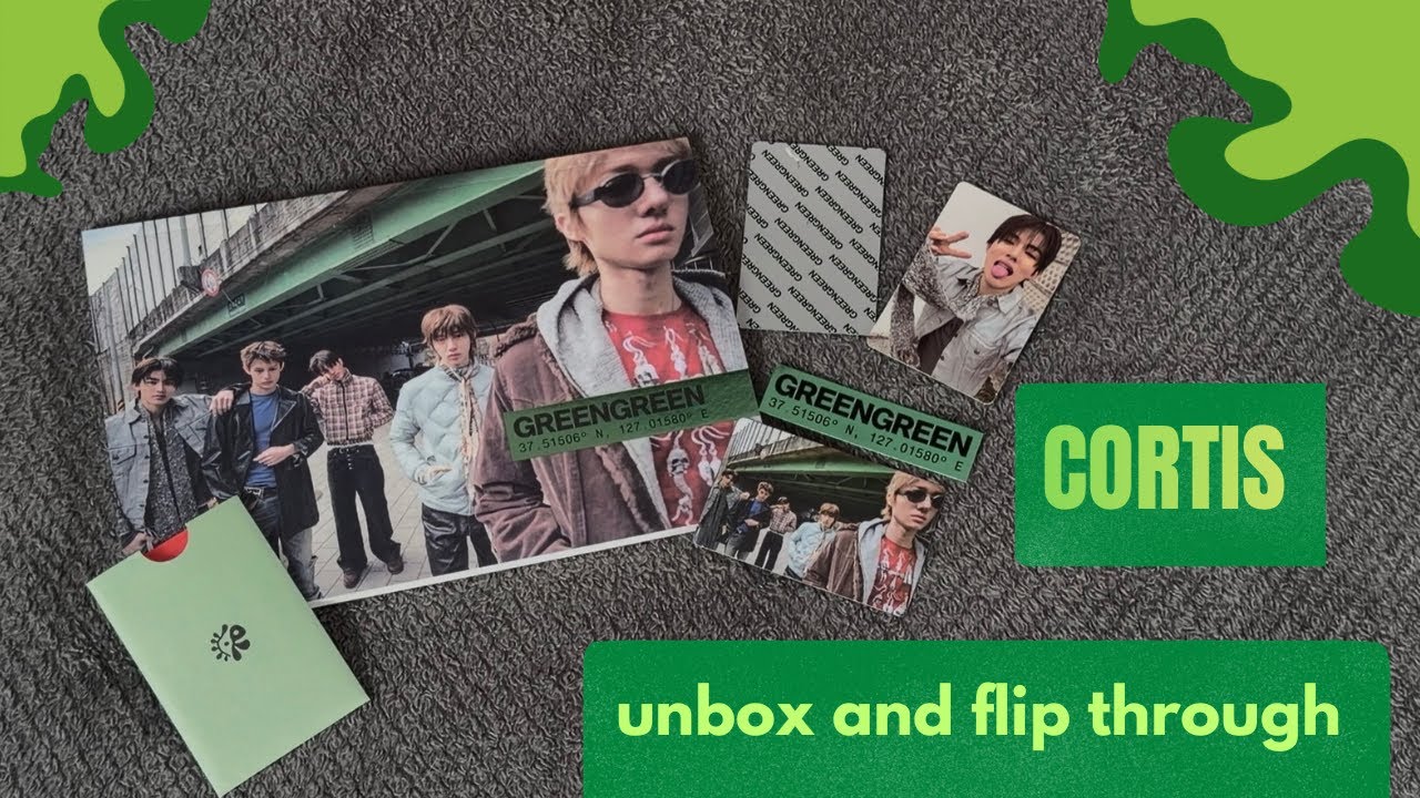 CORTIS-GREENGREEN unboxing!! - YouTube