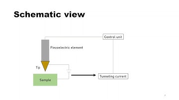 Components scanning tunneling microscopy