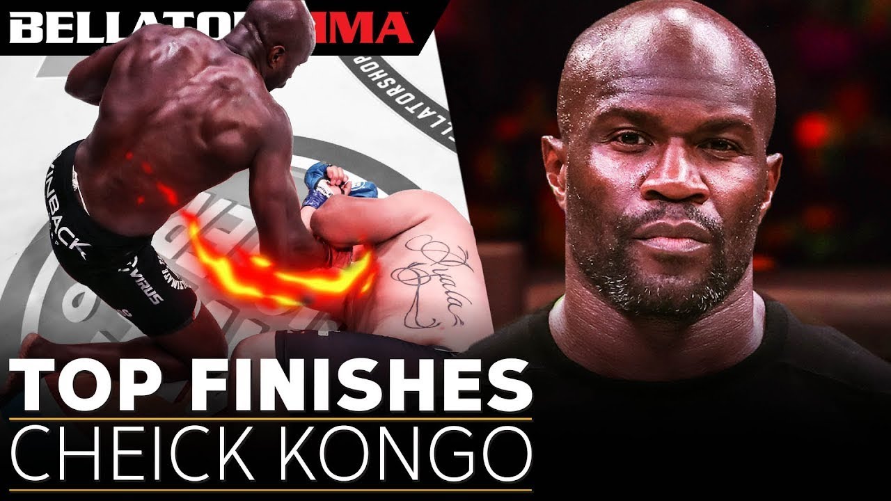 Cheick Kongos TOP 5 Fight Finishes  Bellator MMA