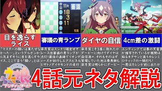 【ウマ娘3期】アニメ4話の元ネタを解説してみた