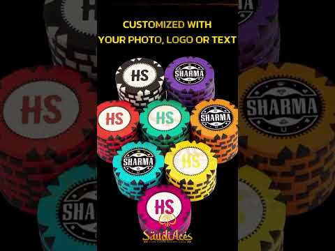 🎲 GET PERSONALISED POKER CHIPS & LUXURY CASINO TABLES BY SAUDIACES! ♠️♥️♦️♣️