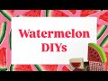 Sweeten Up Your Summer Decor with These Watermelon DIYs!