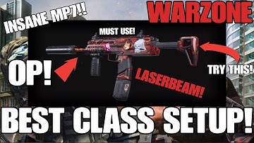 WARZONE Best MP7 class setup! | TRY THIS CLASS SETUP! IT FEELS LIKE IM CHEATING ! ZERO RECOIL!