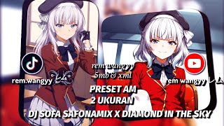 Preset Am  2 Ukuran  5mb  Xml  Dj Sofa Safonamix X Diamond In The Sky 