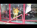 Car ends up entirely inside a store after 3-vehicle crash in North Hills, California.