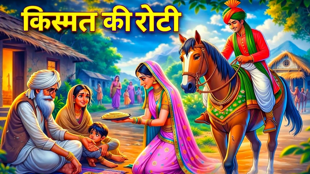 किस्मत की रोटी भाग्य की रोटी | ज्ञानवर्धक, hindi Kahani Motivation Stories Bodhi thinkspy