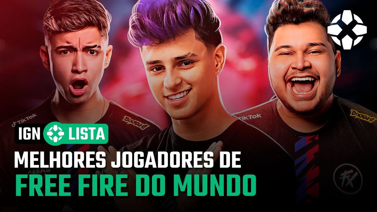 OS 10 MELHORES JOGADORES DE FREE FIRE DO MUNDO !! 