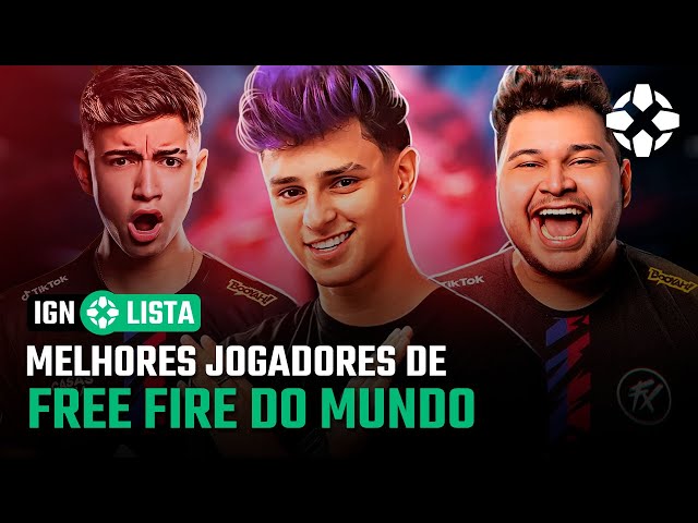 Os 12 melhores jogadores de Free Fire do mundo! - Liga dos Games