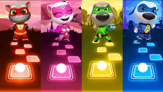 Heroes Tom - Angela - Hank - Ben | Tiles Hop EDM Rush