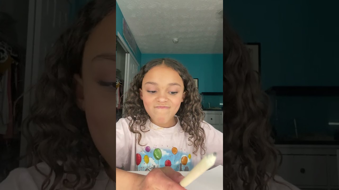 Me and paytonnnn❤️ were drawing(it was long)