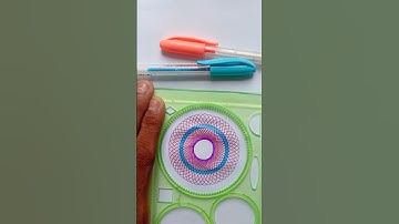 Watch This Spirograph Turn Into Art!  #shorts