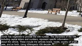 Free ohio vin check vehicle information vin  make  model  year  etc. lien holder informati