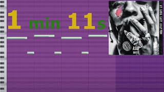 Speedrunning A$AP Rocky's "Lord Pretty Flocko Jodye 2 (LPFJ2)" in FL [1m11s]